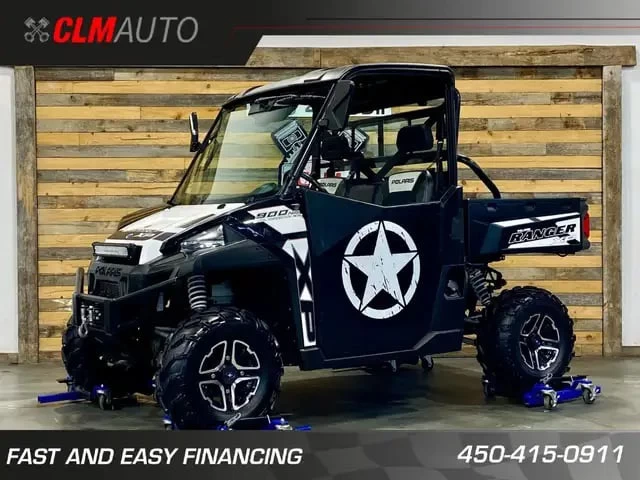 POLARIS RANGER XP 900 EFI + EPS + 4x4 / SEULEMENT 5046 km / A1  2015