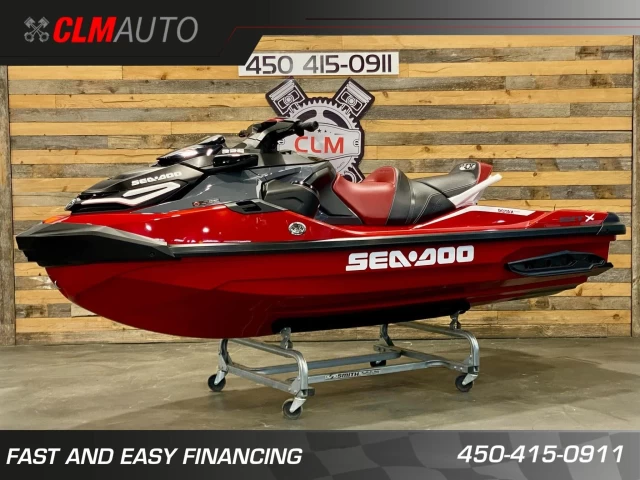 BRP SEA-DOO RXT-X 325 HP + AUDIO PREMIUM + IBR + VTS + 3 PLACES + NEUF 0 HEURES  2024