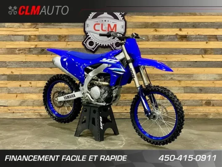 2024 YAMAHA YZ 250F MX-MOTOCROSS + 4 TEMPS + SEULEMENT 21 HR 