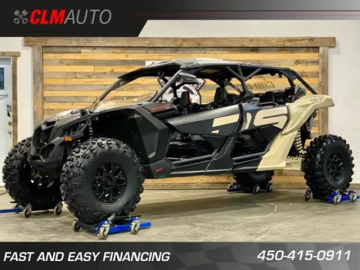 2022 BRP CAN-AM MAVERICK MAX X3 DS TURBO RR 200 H.P + D.P.S +4X4 + 4 PASSAGERS + 64'' 