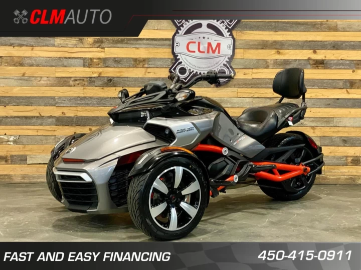 2015 BRP CAN-AM SPYDER F3-S / SE-6 (semi-automatique) + SUSPENSION FOX + DOSSIER 