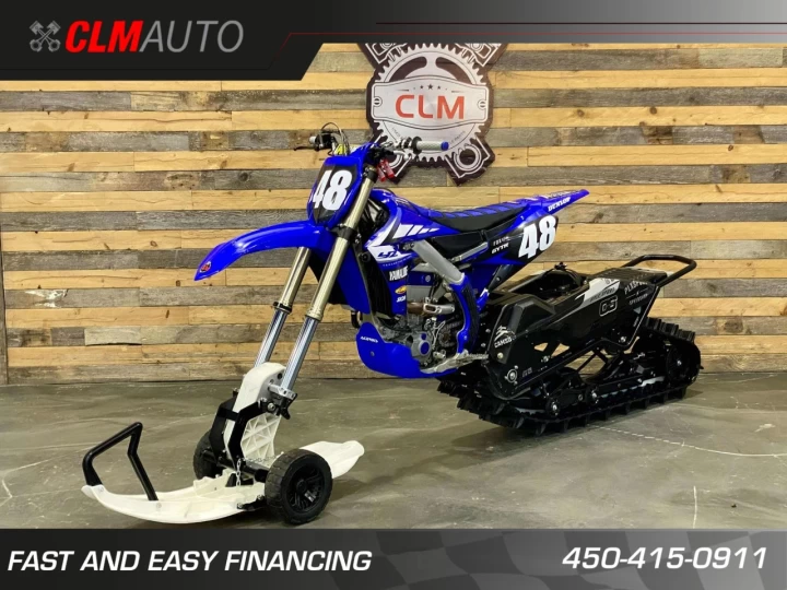 2022 YAMAHA YZ 450 F EFI / ENSEMBLE MX + SNOWBIKE INCLUS / CONDITION A1 