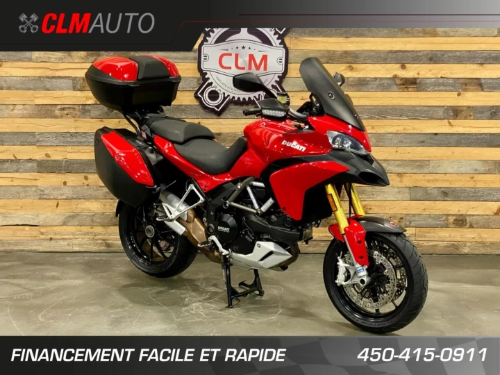 2011 DUCATI MULTISTRADA 1200 ''S'' + A.B.S + G.P.S + ENSEMBLE DE VALISE + 68395 KM 