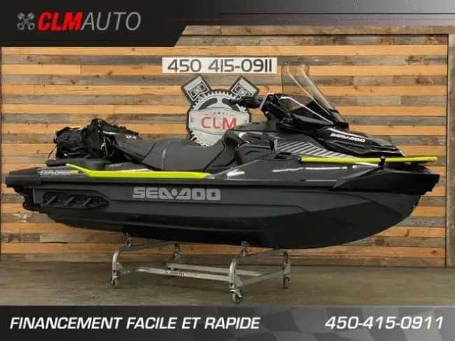 BRP SEA-DOO EXPLORER PRO 170 H.P + PREMIUM AUDIO + GPS + IBR + VTS + IDF + PARE BRISE + SAC +++ - 2023