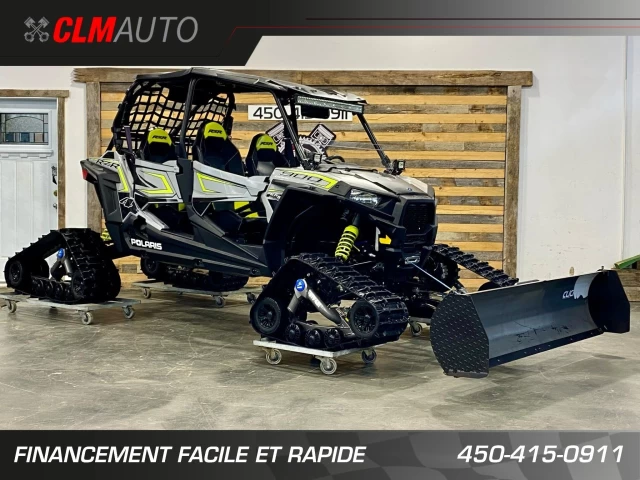 POLARIS RZR4 900 ''S'' + E.P.S + 4 PASSAGERS + SEULEMENT 1645 KM SEULEMENT + CONDITION A1  2018