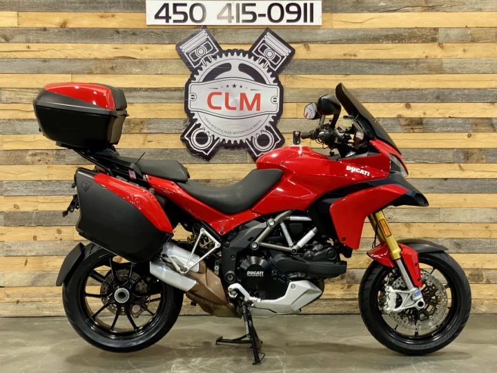 2011 DUCATI MULTISTRADA 1200 ''S'' + A.B.S + G.P.S + ENSEMBLE DE VALISE + 68395 KM 