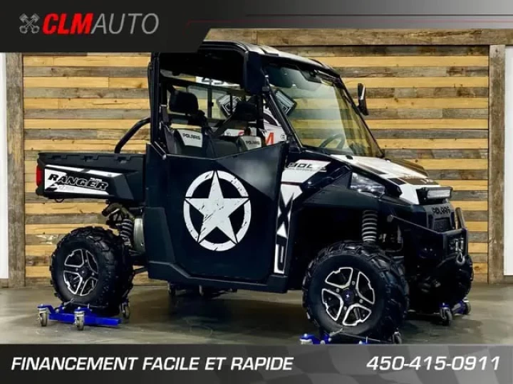 2015 POLARIS RANGER XP 900 EFI + EPS + 4x4 / SEULEMENT 5046 km / A1 