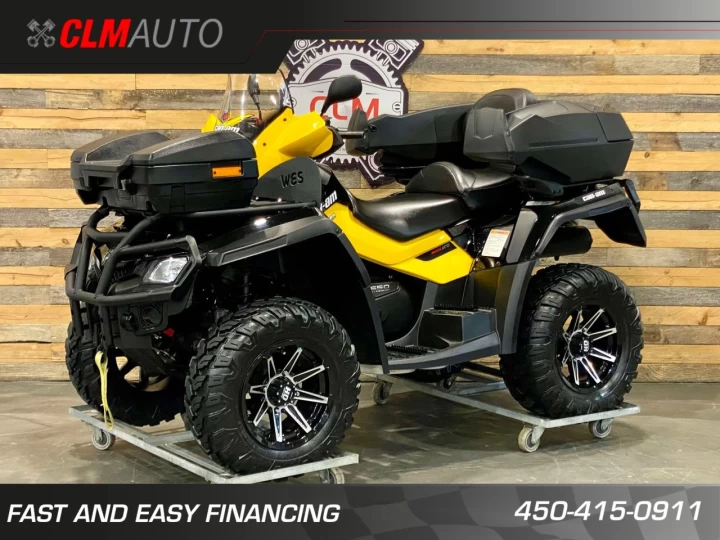 2011 BRP CAN-AM OUTLANDER MAX 650 XT-P + DPS + 4X4 + BEAUCOUP D'OPTIONS $$$ 