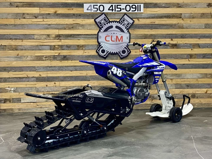 2022 YAMAHA YZ 450 F EFI / ENSEMBLE MX + SNOWBIKE INCLUS / CONDITION A1 