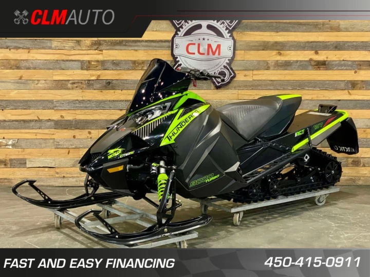 2019 ARCTIC CAT ZR 9000 THUNDERCAT TURBO 137'' + SUSPENSION ACTIVE I.A.C.T FOX IQS 