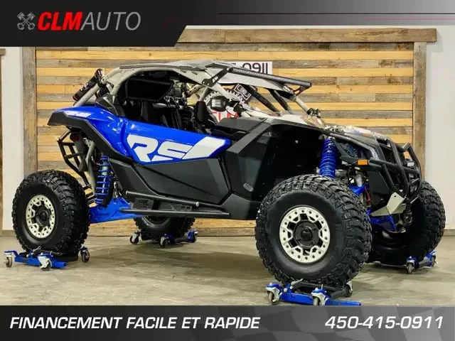 BRP CAN-AM MAVERICK X3 TURBO ''RR'' 200 H.P X-RS 72'' + D.P.S + 4X4 + PNEUS NEUF  2022