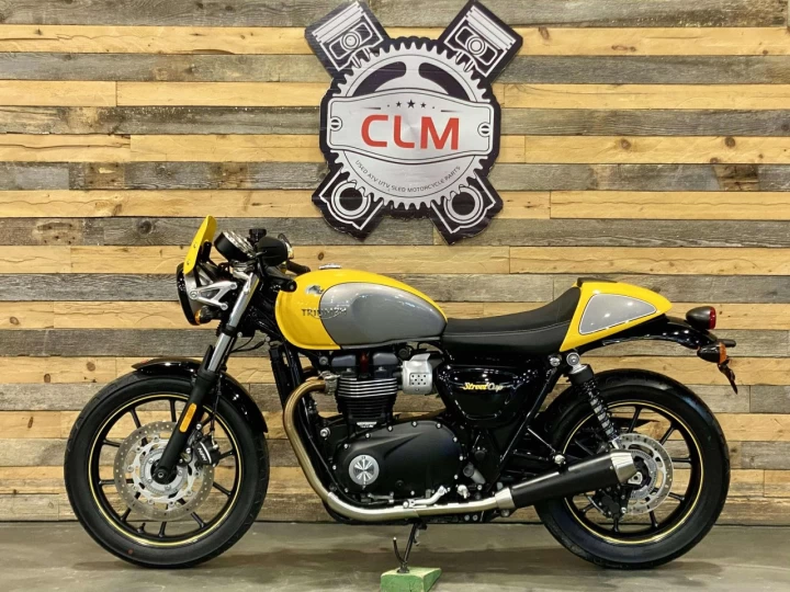 2017 TRIUMPH BONNEVILLE STREET CUP 900 EFI+ ABS + SEULEMENT 4225 KM 