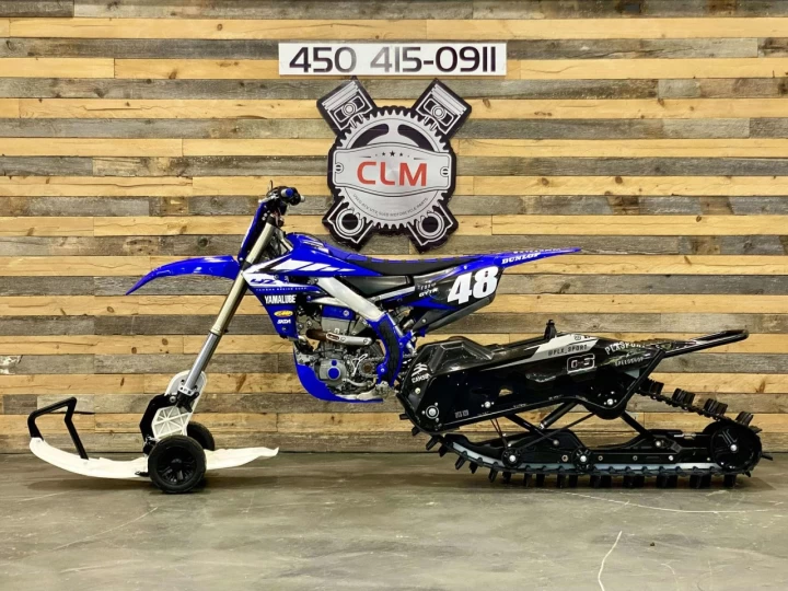 2022 YAMAHA YZ 450 F EFI / ENSEMBLE MX + SNOWBIKE INCLUS / CONDITION A1 