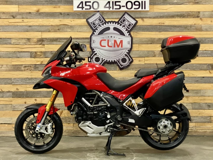 2011 DUCATI MULTISTRADA 1200 ''S'' + A.B.S + G.P.S + ENSEMBLE DE VALISE + 68395 KM 