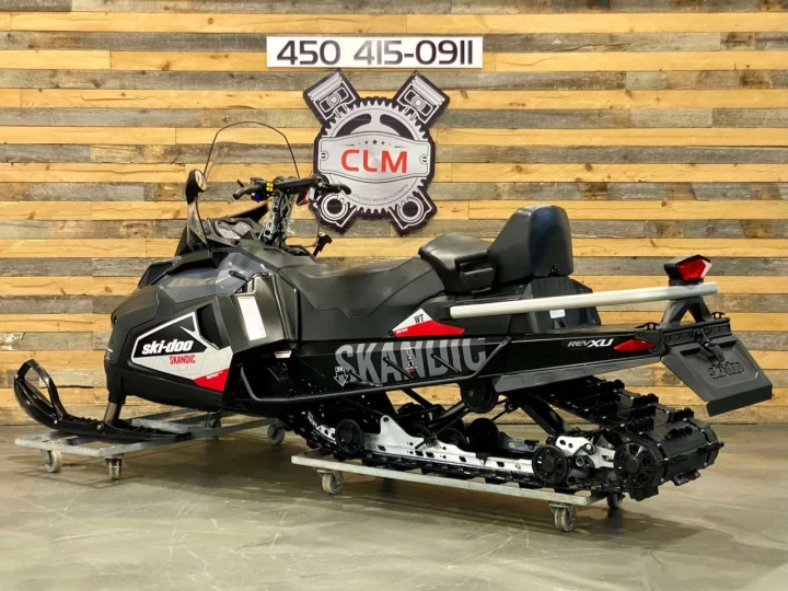 2018 BRP SKI-DOO SKANDIC WT 550 FAN + BANC 2 PLACES + SEULEMENT 1186 KM 