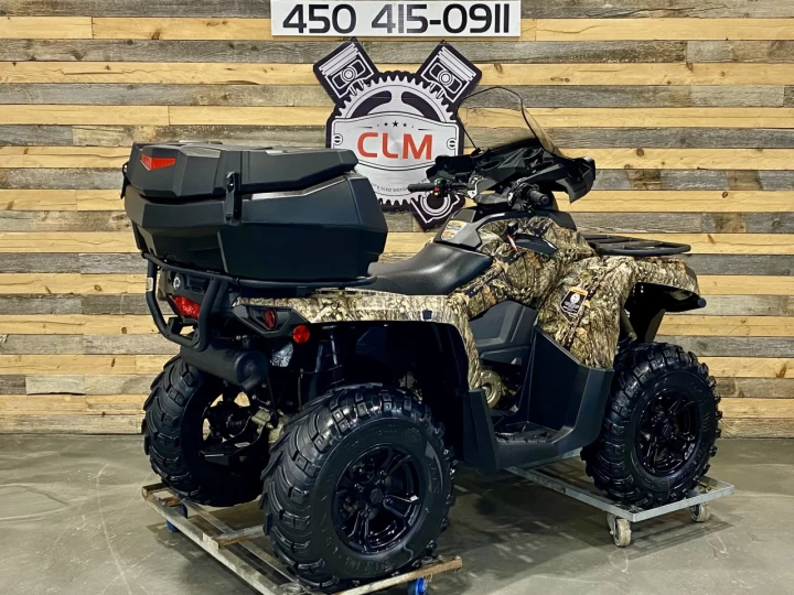 2022 BRP CAN-AM OUTLANDER 450 EFI + D.P.S + 4X4 + CAMO + PARE-BRISE + COFFRE + CONDITION A1 