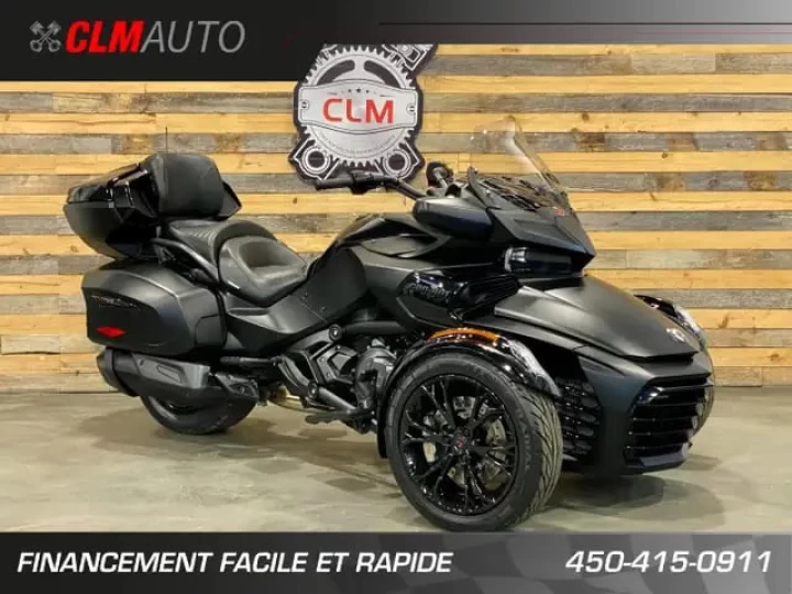 2023 BRP CAN-AM SPYDER F3 LIMITED SE-6 (SEMI-AUTOMATIQUE) SEULEMENT 18 KM + CONDITION A1 