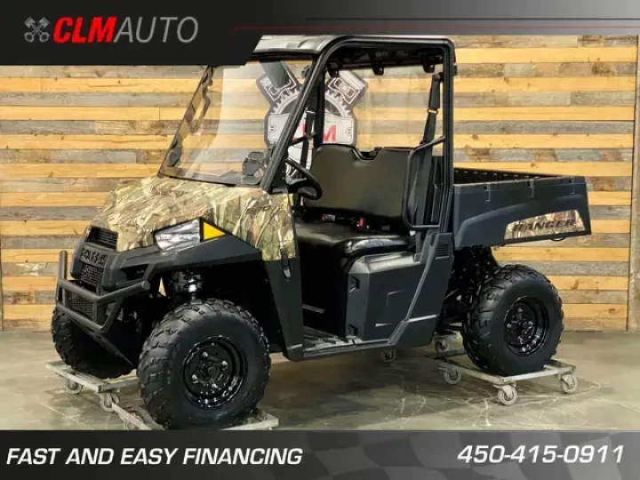 2019 POLARIS RANGER 570 EFI + 4X4 + CAMO PURSUIT + CONDITION A1 