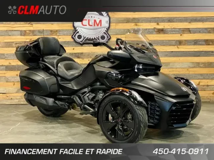 2022 BRP CAN-AM SPYDER F3 LIMITED SE-6 (SEMI-AUTOMATIQUE) + BLACKOUT + SEULEMENT 6934 KM 