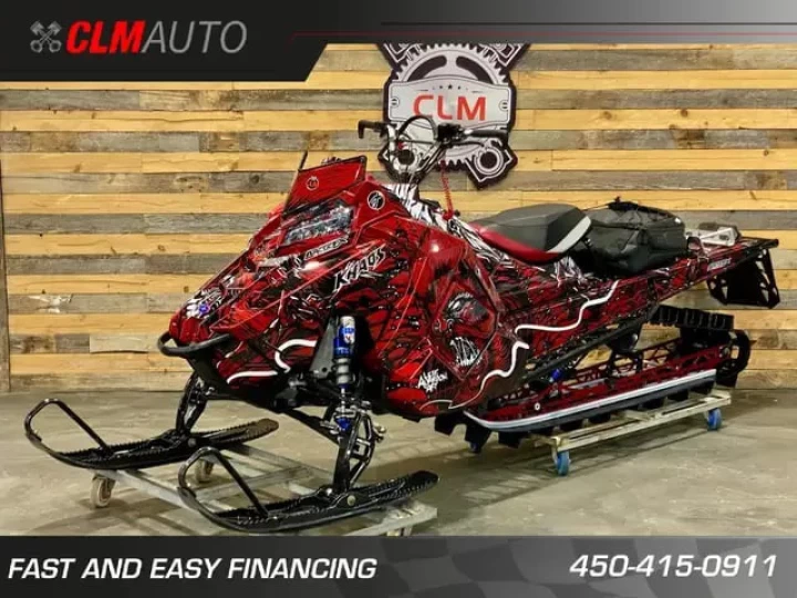 2021 POLARIS RMK KHAOS 850 AXYS QD2-QUICK DRIVE2 165'' X 2.75'' + SEULEMENT 1022 KM 