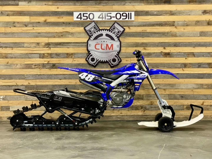 2022 YAMAHA YZ 450 F EFI / ENSEMBLE MX + SNOWBIKE INCLUS / CONDITION A1 