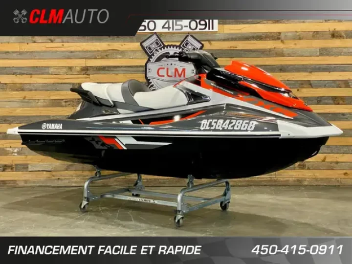 2017 YAMAHA WAVE RUNNER VXR 1.8 HIGH OUTPUT / 180 H.P / 3 PLACES 